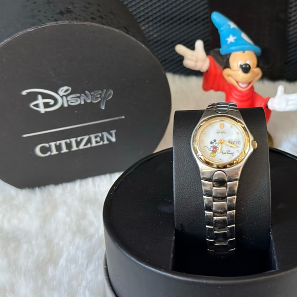 Citizen Accessories - Citizen Disney ECO DRIVE Silver and Gold Watch